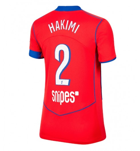 Paris Saint-Germain Achraf Hakimi #2 Alternativní Dres pro Dámské 2025-26 Krátký Rukáv Paris Saint-Germain Achraf Hakimi #2 Alternativní Dres pro Dámské 2025-26 Krátký Rukáv